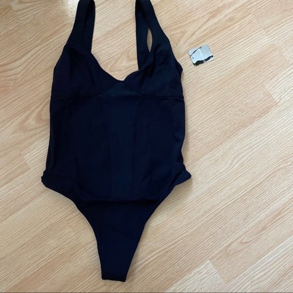 NWT Free People Black Heart of Gold Leotard Small - Picture 3 of 10